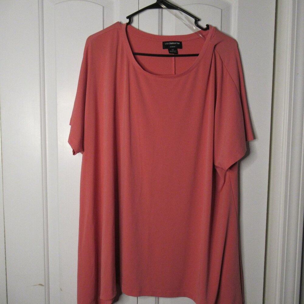 Liz Claiborne peach blouse